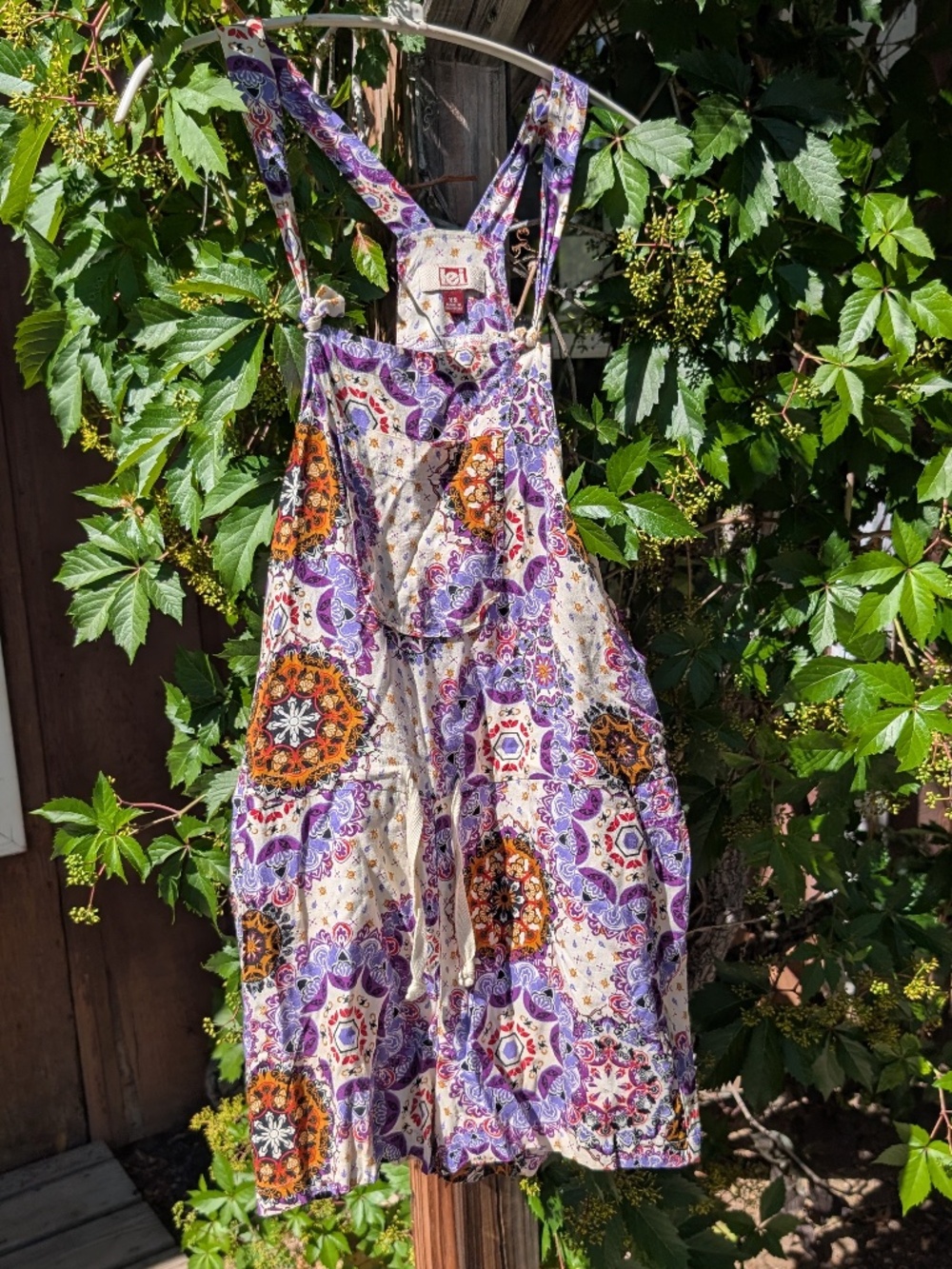 Darling, Kaleidoscope pattern, Lightweight Overalls